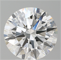 Lab Grown Diamond 4.09 Carats, Round with Ideal Cut, E Color, VS1 Clarity and Certified by IGI