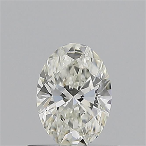 Picture of Natural Diamond 0.54 Carats, Oval with  Cut, I Color, VVS1 Clarity and Certified by GIA