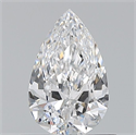 Natural Diamond 0.60 Carats, Pear with  Cut, D Color, VS2 Clarity and Certified by GIA