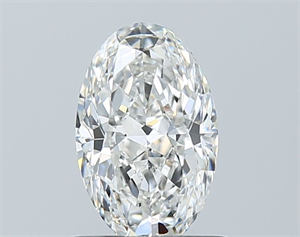 Picture of Natural Diamond 1.01 Carats, Oval with  Cut, F Color, SI1 Clarity and Certified by GIA