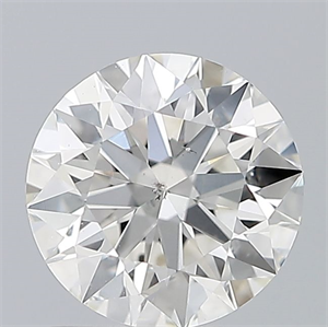 Picture of Natural Diamond 1.01 Carats, Round with Excellent Cut, G Color, SI2 Clarity and Certified by GIA