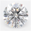 Lab Grown Diamond 3.26 Carats, Round with Ideal Cut, D Color, VVS1 Clarity and Certified by IGI