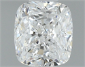Diamante Natural 0.50 quilates, Del cojín , Color D, claridad VVS2 y certificado GIA