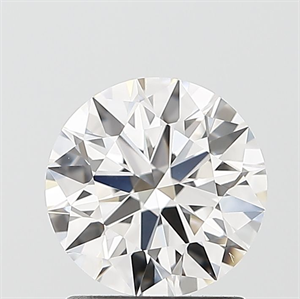 Picture of Lab Grown Diamond 1.25 Carats, Round with Ideal Cut, D Color, VVS2 Clarity and Certified by IGI