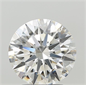 Lab Grown Diamond 3.10 Carats, Round with Ideal Cut, F Color, VVS2 Clarity and Certified by IGI