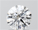 Lab Grown Diamond 1.26 Carats, Round with Ideal Cut, D Color, VVS2 Clarity and Certified by IGI