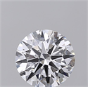 Lab Grown Diamond 1.01 Carats, Round with Excellent Cut, D Color, VVS2 Clarity and Certified by IGI