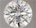 Natural Diamond 0.70 Carats, Round with Excellent Cut, E Color, SI1 Clarity and Certified by GIA