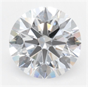 Del inventario de diamantes de laboratorio, 2.45 quilates, Redondo , Color D, claridad IF y certificado IGI