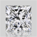 Natural Diamond 1.51 Carats, Princess with  Cut, F Color, VVS1 Clarity and Certified by GIA