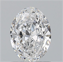 Diamante Natural 0.70 quilates, Ovalado , Color D, claridad VS2 y certificado GIA