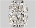 Natural Diamond 0.54 Carats, Cushion with  Cut, G Color, VS1 Clarity and Certified by GIA