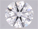 Lab Grown Diamond 0.73 Carats, Round with Ideal Cut, D Color, VVS2 Clarity and Certified by IGI