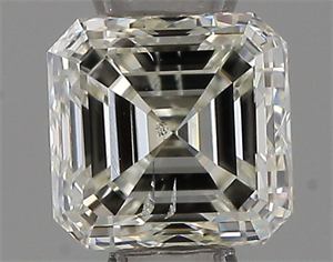 Picture of Natural Diamond 0.40 Carats, Asscher with  Cut, I Color, SI2 Clarity and Certified by IGI