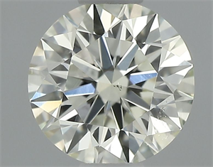 Picture of Natural Diamond 0.53 Carats, Round with Excellent Cut, M Color, VS2 Clarity and Certified by GIA