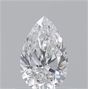 Diamante Natural 0.50 quilates, De pera , Color E, claridad VS2 y certificado GIA