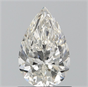Natural Diamond 1.00 Carats, Pear with  Cut, I Color, VVS2 Clarity and Certified by GIA