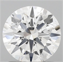 Lab Grown Diamond 1.18 Carats, Round with Ideal Cut, E Color, VS2 Clarity and Certified by IGI