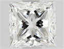 Natural Diamond 0.70 Carats, Princess with  Cut, E Color, VS1 Clarity and Certified by GIA