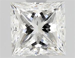 Picture of Natural Diamond 0.70 Carats, Princess with  Cut, E Color, VS1 Clarity and Certified by GIA