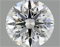 Natural Diamond 0.42 Carats, Round with Excellent Cut, D Color, VVS2 Clarity and Certified by GIA
