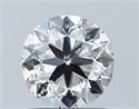 Natural Diamond 0.99 Carats, Round with Very Good Cut, F Color, SI1 Clarity and Certified by GIA