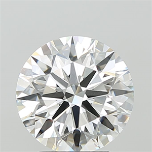 Picture of Lab Grown Diamond 3.09 Carats, Round with Ideal Cut, F Color, VVS2 Clarity and Certified by IGI