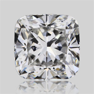 Foto Diamante Natural 0.42 quilates, Del cojín , Color E, claridad VVS1 y certificado GIA de