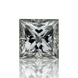 Picture of Natural Diamond 1.56 Carats, Princess with  Cut, K Color, VVS2 Clarity and Certified by GIA