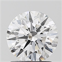 Del inventario de diamantes de laboratorio, 1.21 quilates, Redondo , Color D, claridad VVS2 y certificado IGI