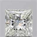 Natural Diamond 1.50 Carats, Princess with  Cut, K Color, VS1 Clarity and Certified by GIA