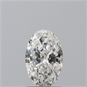 Natural Diamond 1.00 Carats, Oval with  Cut, G Color, VVS2 Clarity and Certified by GIA