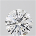 Lab Grown Diamond 1.07 Carats, Round with Ideal Cut, D Color, VVS2 Clarity and Certified by IGI