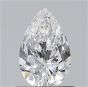 Diamante Natural 0.74 quilates, De pera , Color D, claridad VVS2 y certificado GIA