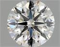Diamante Natural 0.80 quilates, Redondo , Color J, claridad VS1 y certificado GIA