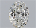 Natural Diamond 0.57 Carats, Oval with  Cut, G Color, VS1 Clarity and Certified by GIA