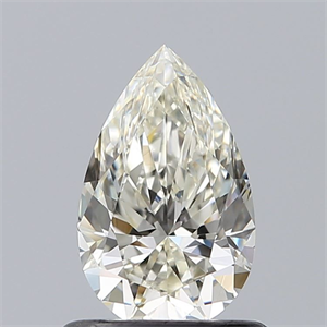 Foto Diamante Natural 0.71 quilates, De pera , Color J, claridad VVS1 y certificado GIA de