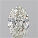Natural Diamond 1.52 Carats, Oval with  Cut, I Color, SI2 Clarity and Certified by GIA