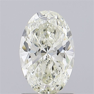 Foto Diamante Natural 1.02 quilates, Ovalado , Color K, claridad SI2 y certificado GIA de