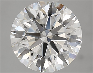 Picture of Natural Diamond 3.51 Carats, Round with Excellent Cut, J Color, VS1 Clarity and Certified by GIA