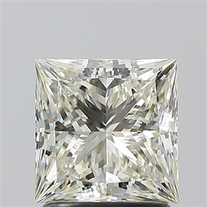 Foto Diamante Natural 1.55 quilates, Princesa , Color L, claridad VS2 y certificado GIA de