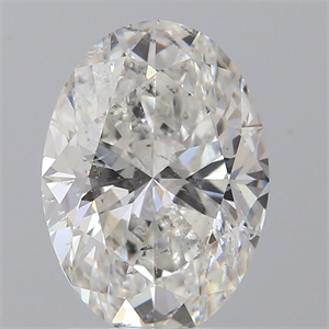 Picture of Natural Diamond 1.50 Carats, Oval with  Cut, H Color, SI2 Clarity and Certified by GIA
