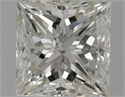 Natural Diamond 1.01 Carats, Princess with  Cut, I Color, SI2 Clarity and Certified by HRD