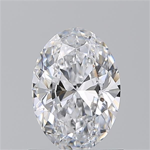 Picture of Natural Diamond 0.90 Carats, Oval with  Cut, D Color, VVS2 Clarity and Certified by GIA