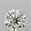 Natural Diamond 0.50 Carats, Round with Excellent Cut, L Color, SI2 Clarity and Certified by IGI