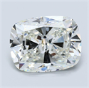 Natural Diamond 5.02 Carats, Cushion with  Cut, I Color, SI1 Clarity and Certified by GIA