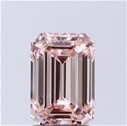 Picture of Lab Grown Diamond 2.01 Carats, Emerald with  Cut, Fancy Intense Pink Color, VS1 Clarity and Certified by IGI
