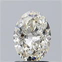 Diamante Natural 1.21 quilates, Ovalado , Color J, claridad SI2 y certificado GIA