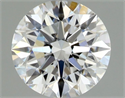 Natural Diamond 0.63 Carats, Round with Excellent Cut, D Color, VVS1 Clarity and Certified by GIA