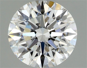 Picture of Natural Diamond 0.63 Carats, Round with Excellent Cut, D Color, VVS1 Clarity and Certified by GIA